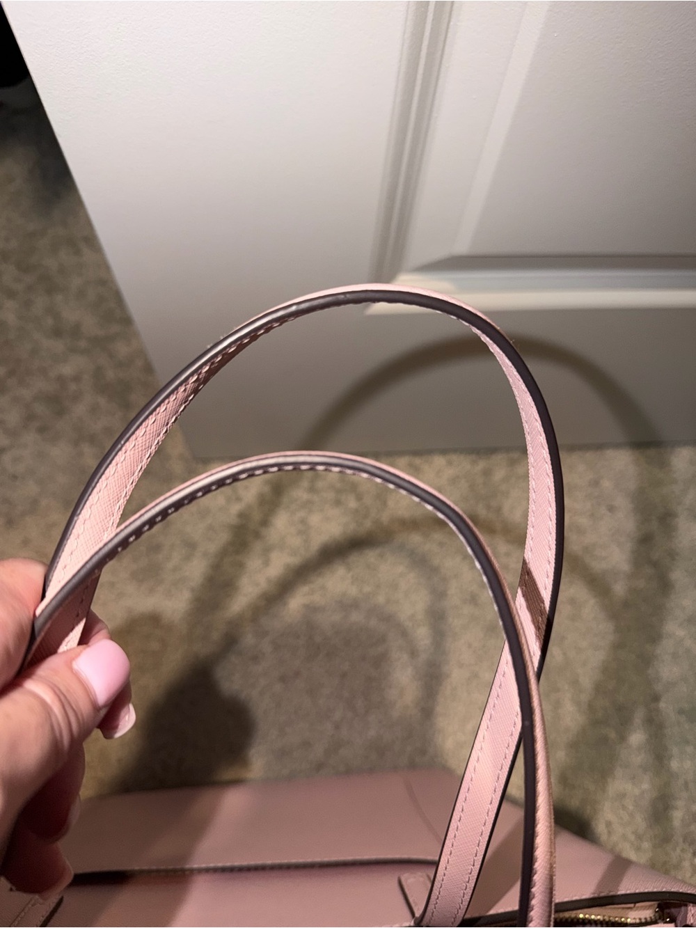 Tory Burch Blush Pink Saffiano Leather Tote - Picture 5 of 10